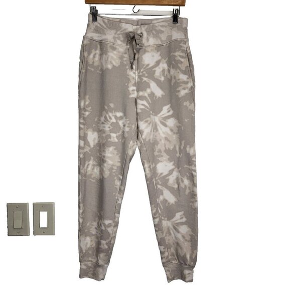 Athleta Balance Printed Jogger S Willow Abalone Grey Tie Dye‎ Sweatpants - Picture 1 of 11